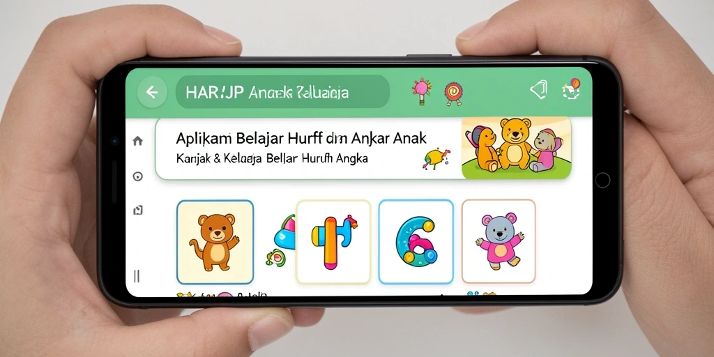 Tampilan antarmuka yang menarik dan edukatif dari HARAPJP.