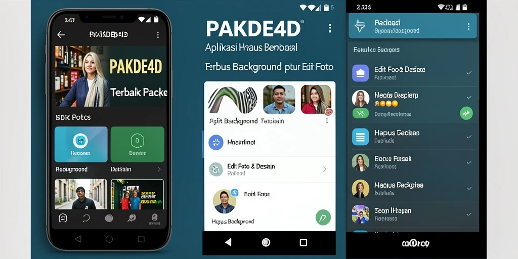 Tampilan antarmuka PAKDE4D yang sederhana dan fungsional.