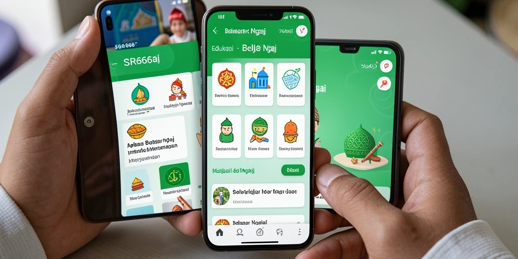 Antarmuka aplikasi SR6666 yang intuitif dan menarik.