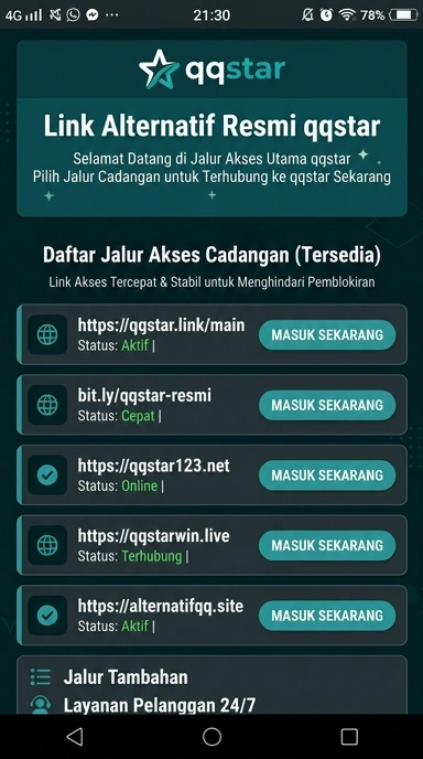 Link Alternatif qqstar untuk Akses Mudah dan Aman