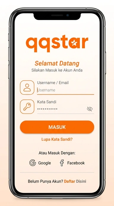 Masuk ke Akun qqstar dengan Mudah di Android